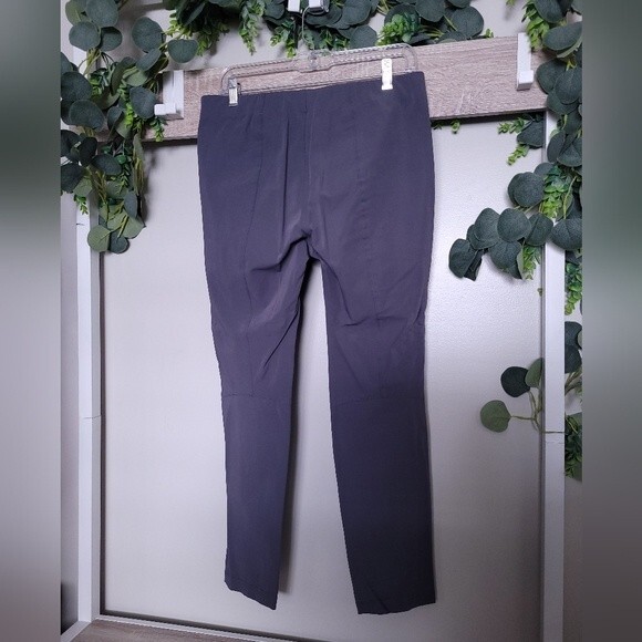 Riani Womens Slim Fit Techno Stretch Pants Tapered Leg Size 10 Designer Menswear - Picture 6 of 14